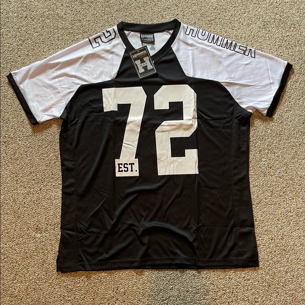 Brand New Hummer USA Fitness Bodybuilding Gym Jersey Shirt Mens Medium